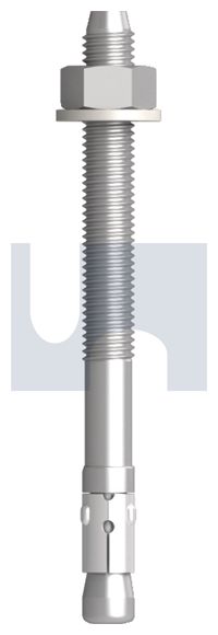 THRU BOLT HEX ZINC M16 X 120/130MM 